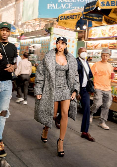 Lori Harvey Gets Ready for the Michael Kors Show